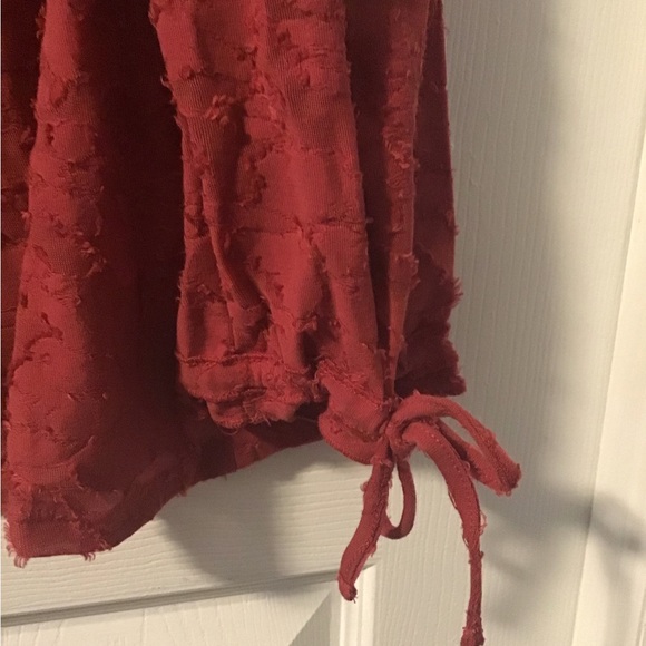 NWT! Lucky Brand Rust Lace Blouse - Picture 3 of 7